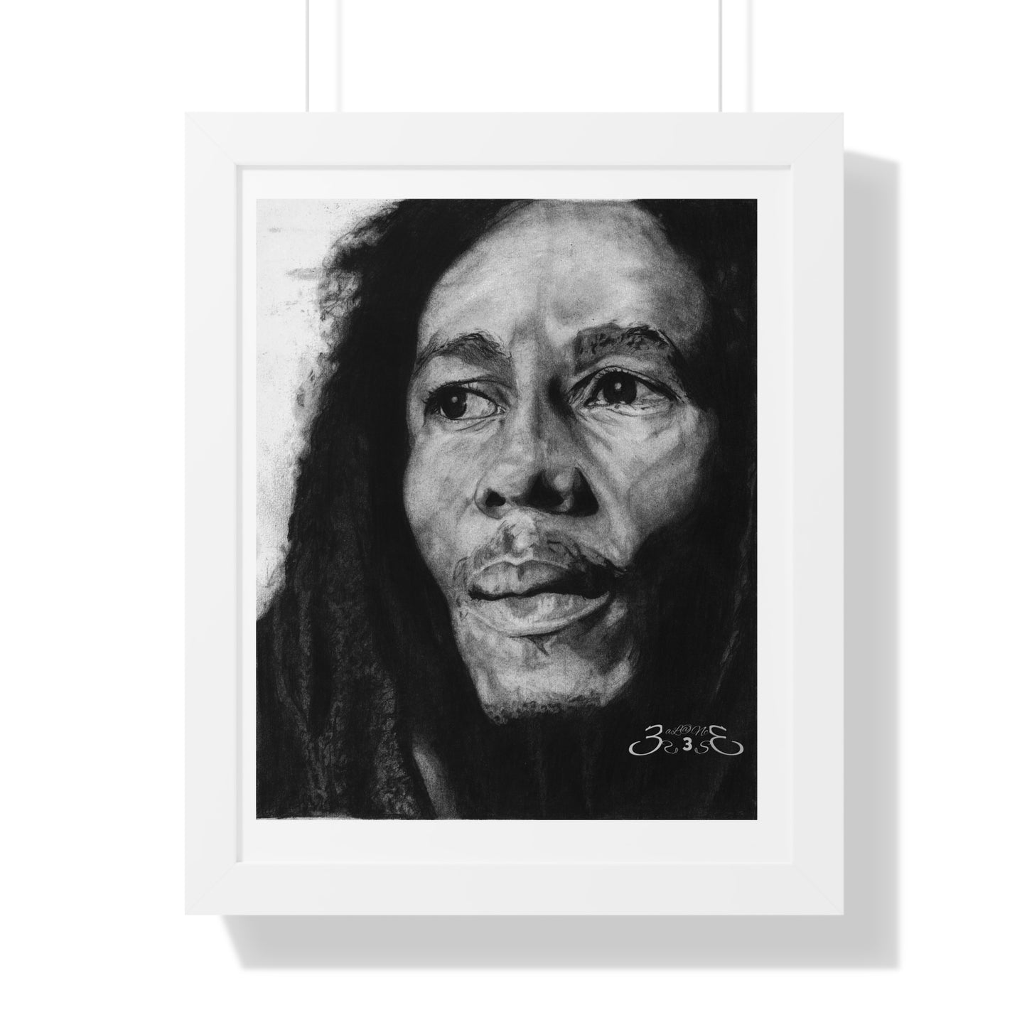 One Love Bob Marley Framed Vertical Poster