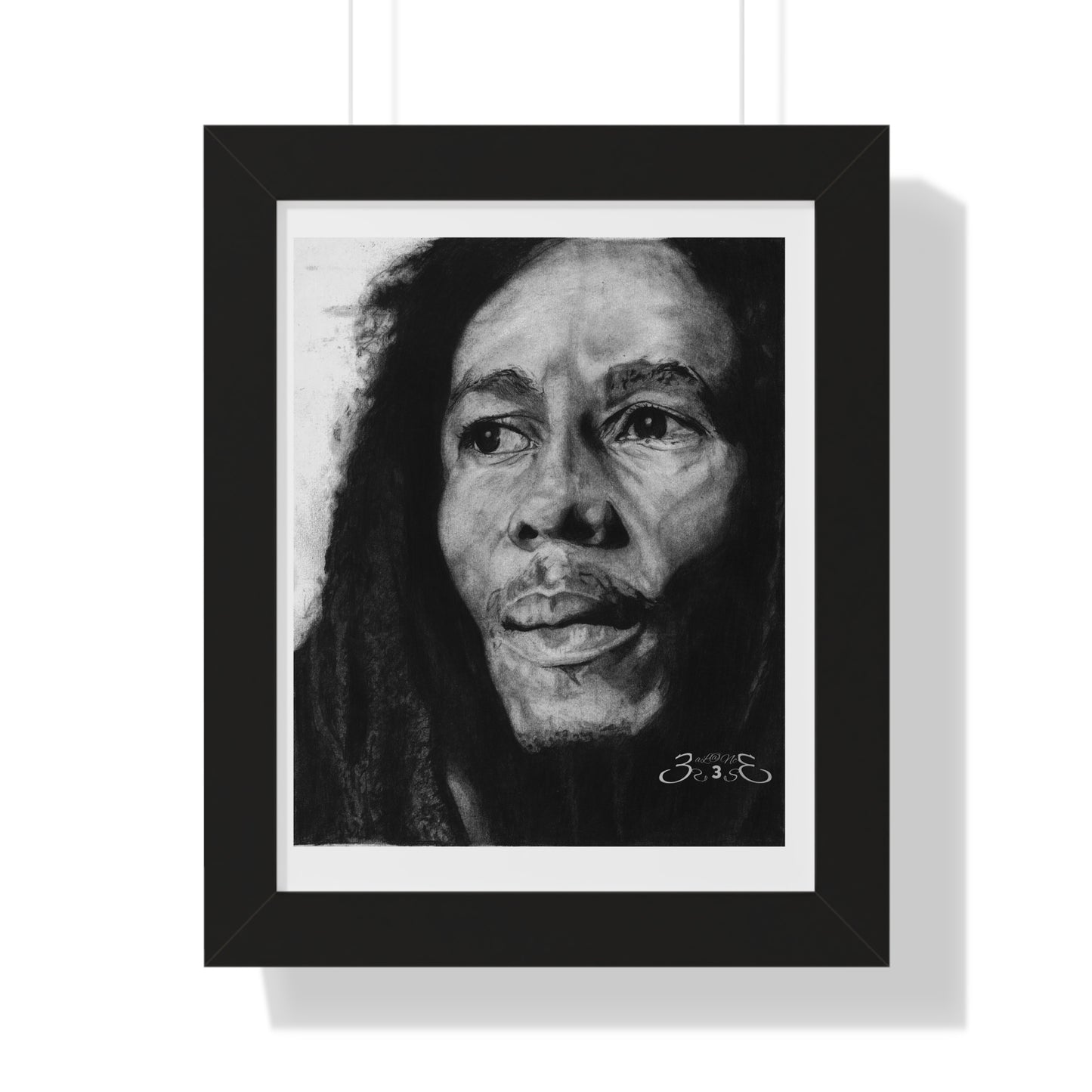 One Love Bob Marley Framed Vertical Poster