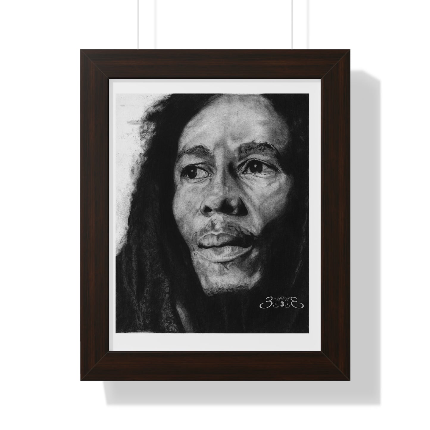 One Love Bob Marley Framed Vertical Poster