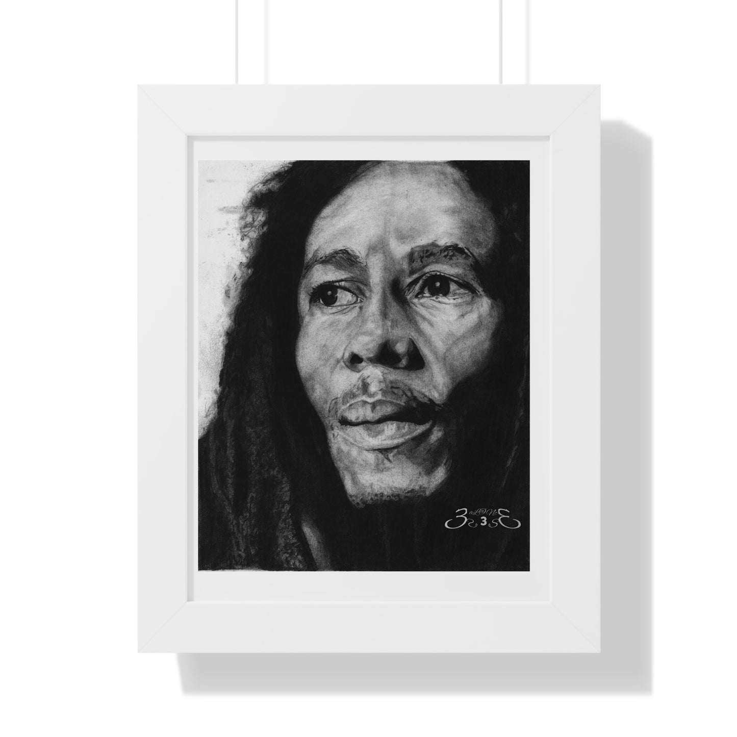 One Love Bob Marley Framed Vertical Poster