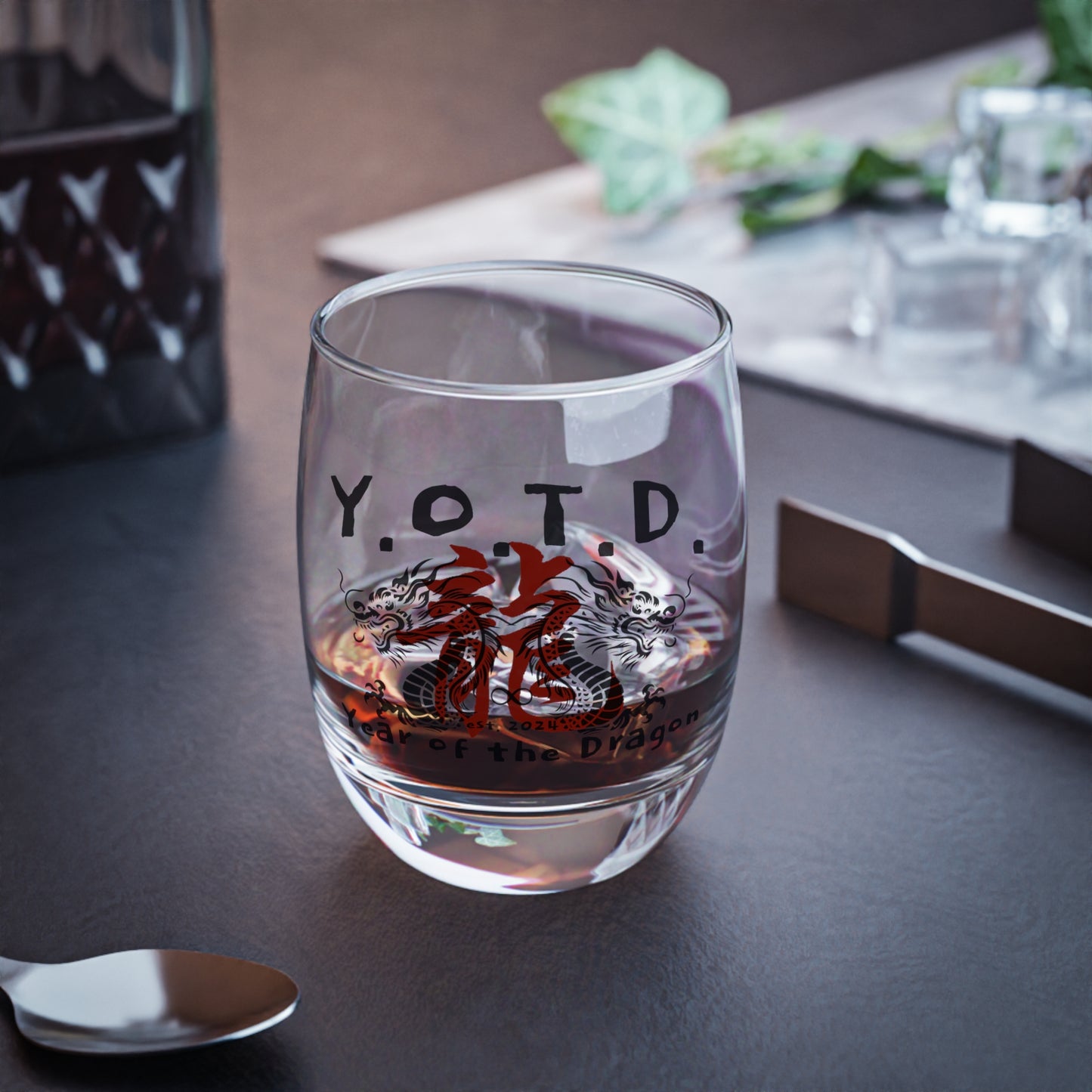 Y.O.T.D. Whiskey Glass