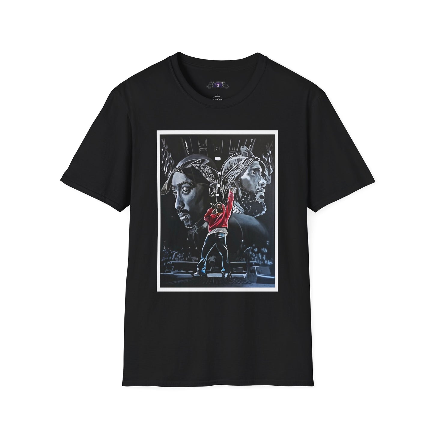 Hip Hop Legend Unisex Softstyle T-Shirt - Perfect Gift for Music Lovers