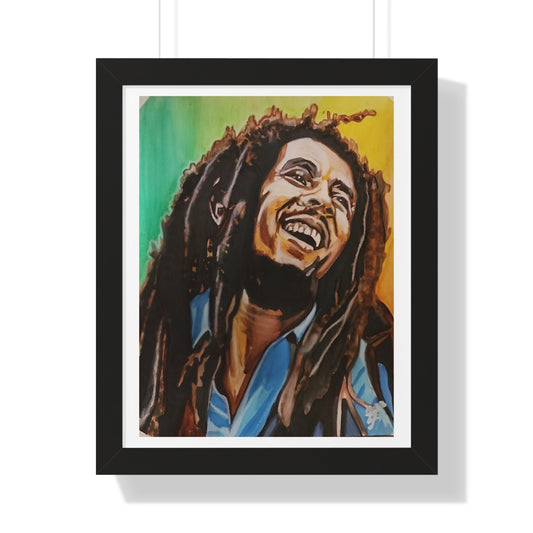 Natural Mystic Bob Marley Framed Vertical Poster